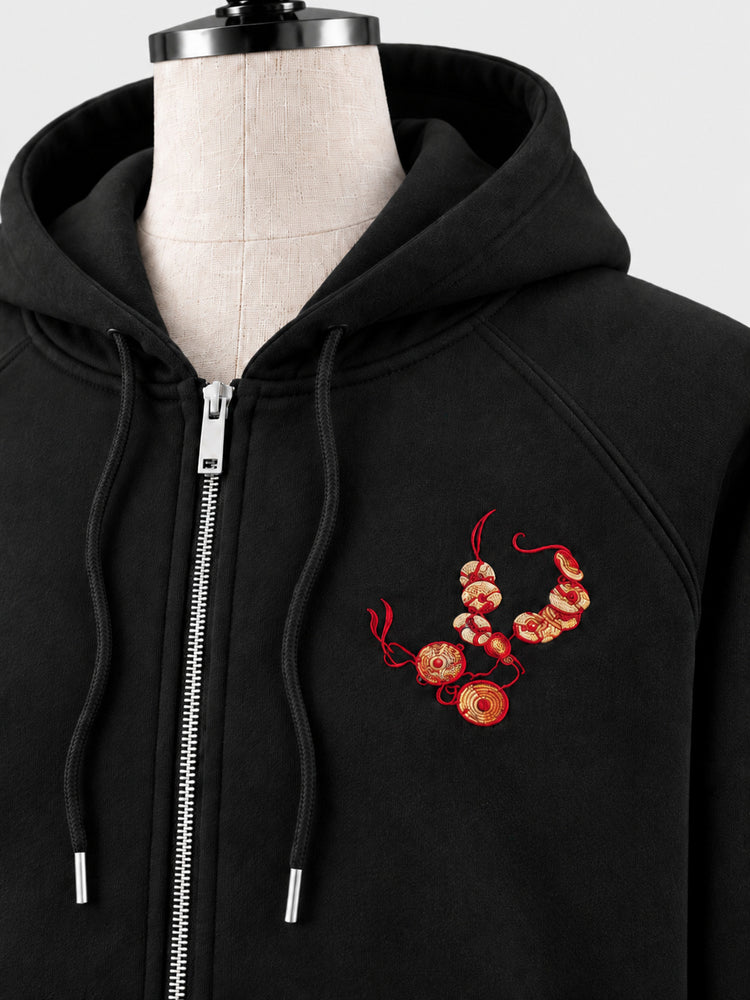 SUKAMAN 25 — KARAJISHI ZIP HOODED JACKET