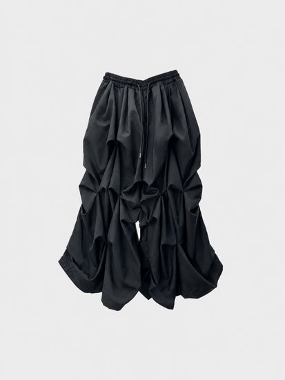 B72 Japanese Dark Design Men's Wide-Leg Skirt Pants Loose High-Waist Yamamoto Style Autumn Casual Nine-Point Pants Trendy